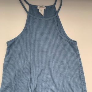 Flowy blue tank